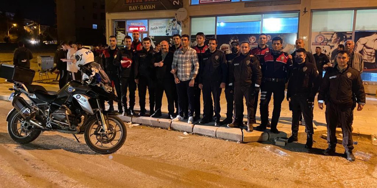 Kavga ihbarına giden polise davul ve klarnet eşliğinde halaylı sürpriz