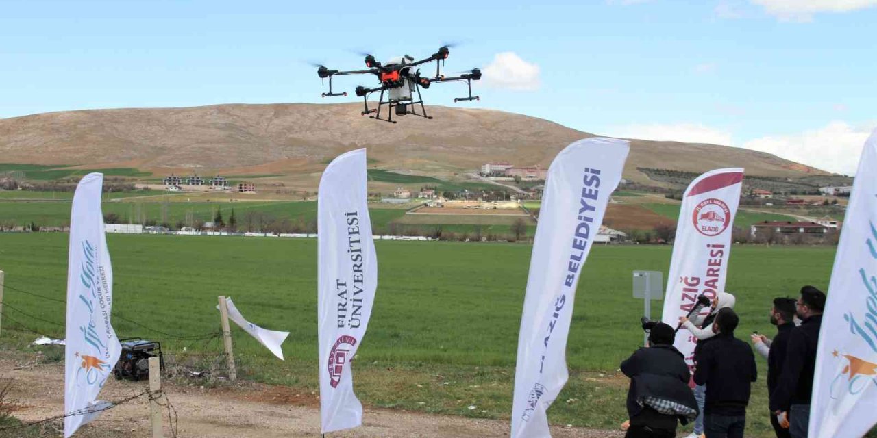 Türkiye’de bir ilk: Dron ile ücretsiz ilaçlama
