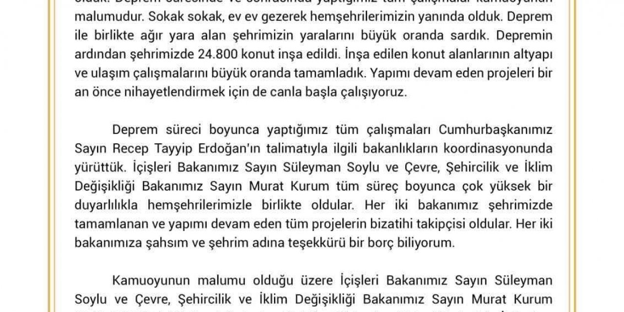 Başkan Şerifoğulları: “CHP İl Başkanlığı vatandaşına tepeden bakan birilerini görmek istiyorsa dönüp CHP’ye baksın”