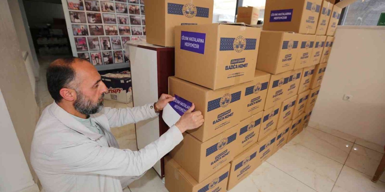 Elazığ Belediyesi Çölyak hastalarını bayramda da unutmadı