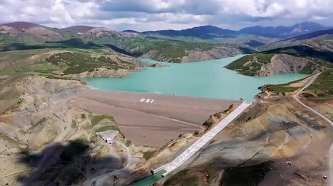 Elazığ’da Kanatlı Barajı Tam Doluluğa Ulaştı
