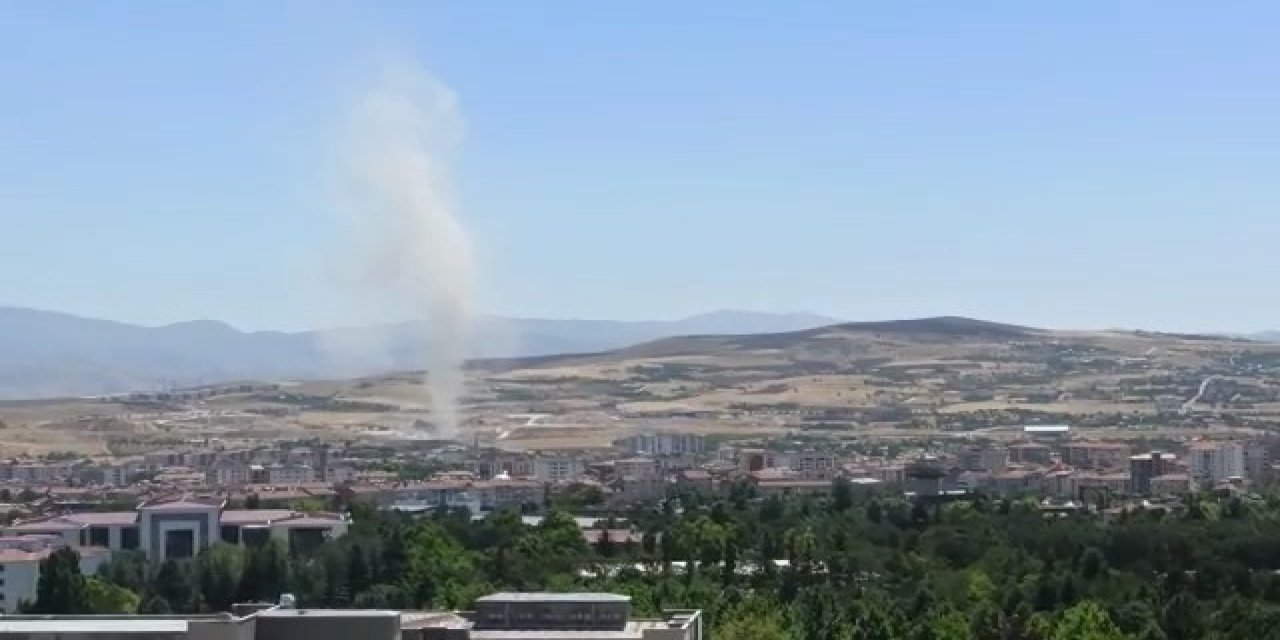 Elazığ’da Çıkan Hortum Korkuttu