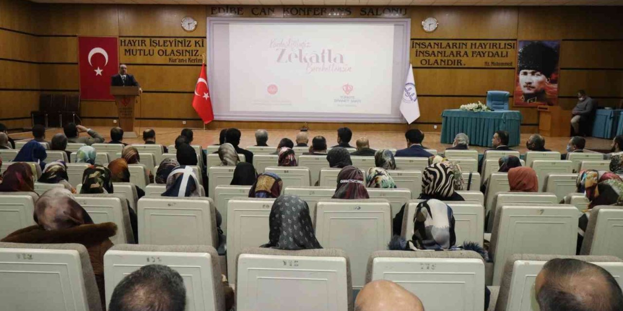 Zekat bilgilendirme toplantısı gerçekleştirildi.