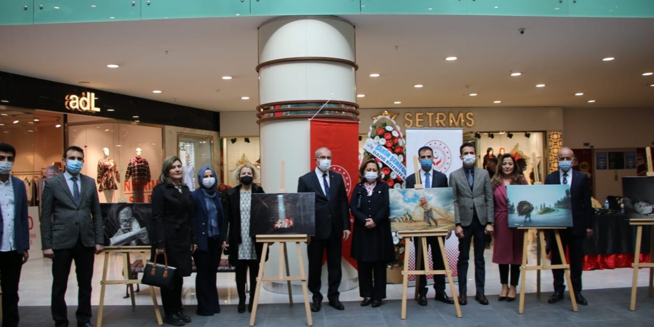 ‘Kadın ve yaşam’ konulu fotoğraf yarışması eserleri sergilendi
