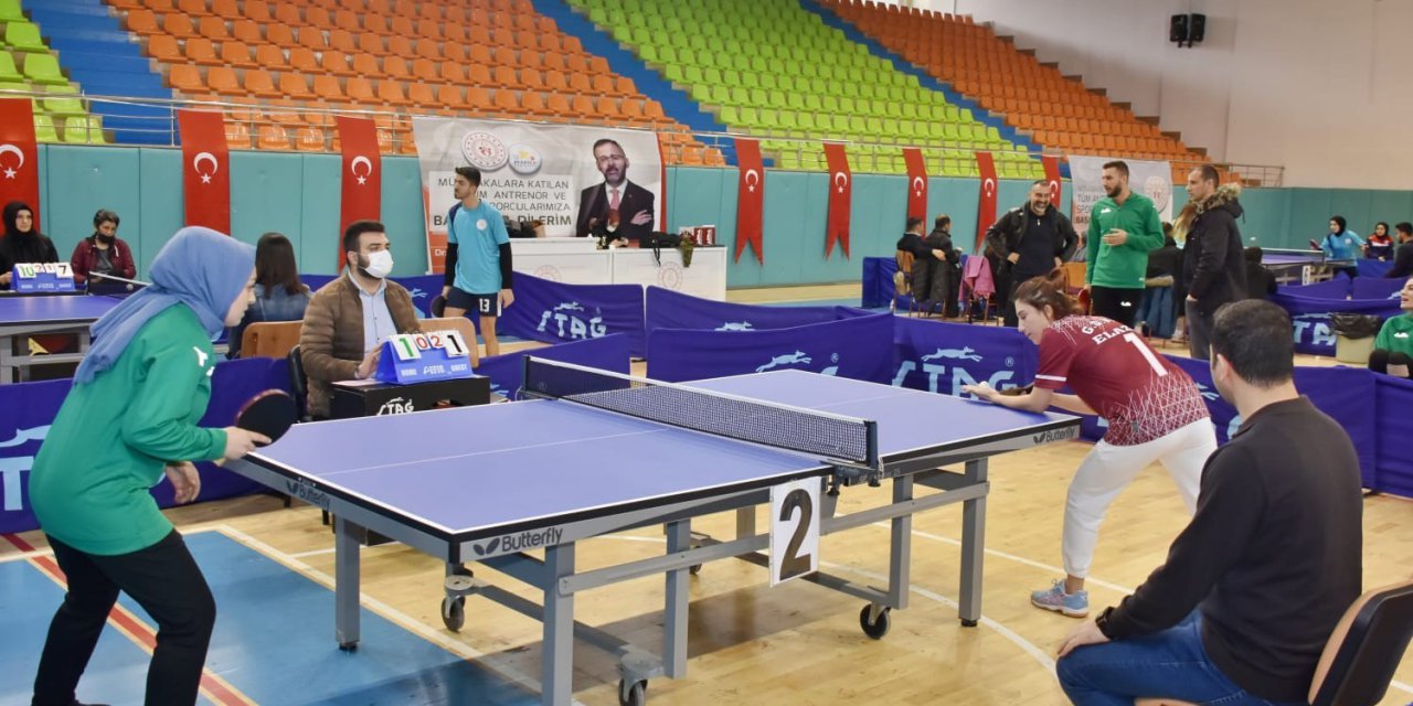 Bölgesel Masa Tenisi Turnuvası sona erdi