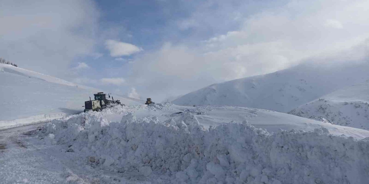 Kar yağışı nedeni ile 26 köy yolu ulaşıma kapandı
