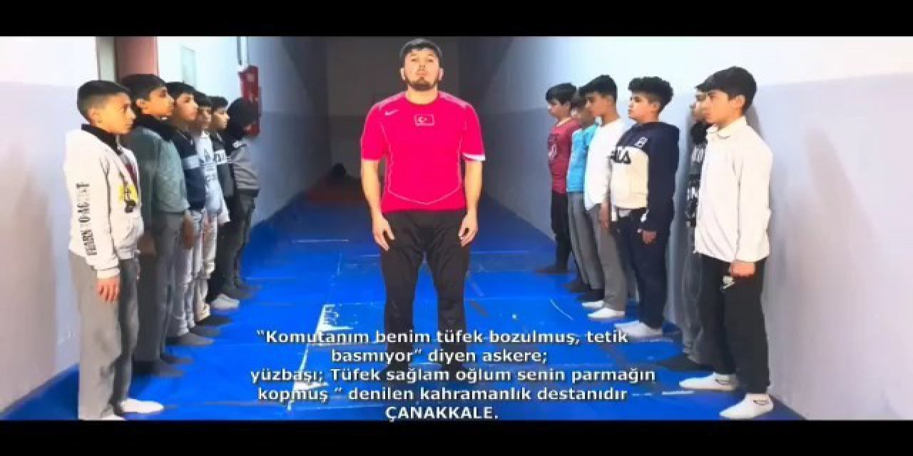 Çanakkale Zaferi’nin yıl dönümünde anlamlı klip