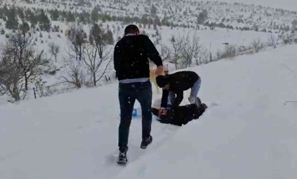 Donmak üzereydi, son anda kurtarıldı