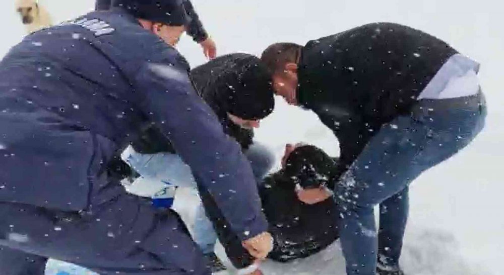 Donmak üzereydi, son anda kurtarıldı