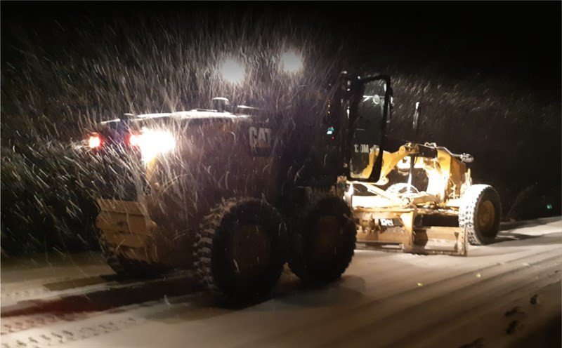 531 köy yolu kar nedeniyle ulaşıma kapandı