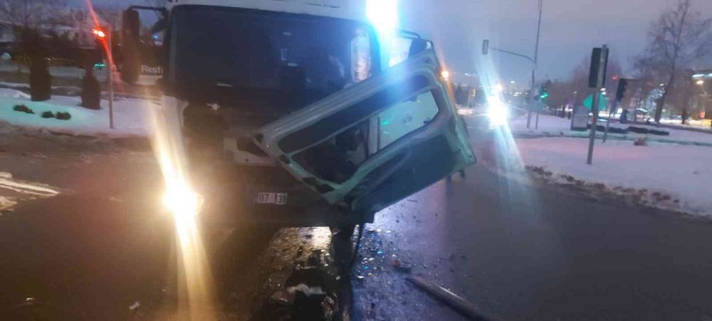 Trafik kazası: 1 yaralı