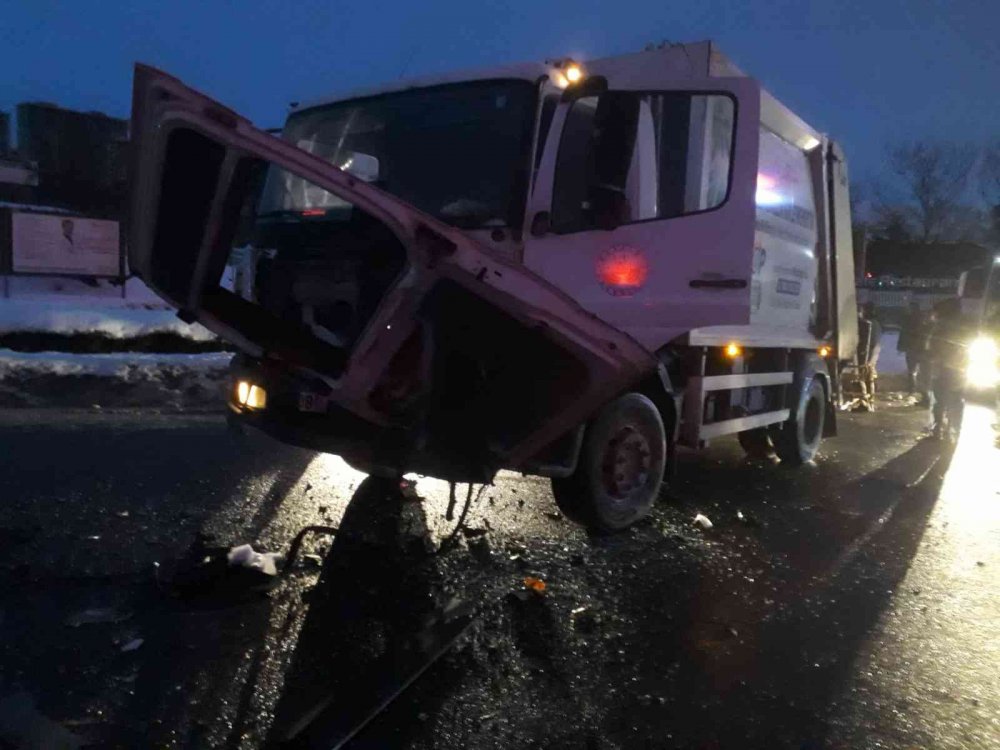 Trafik kazası: 1 yaralı