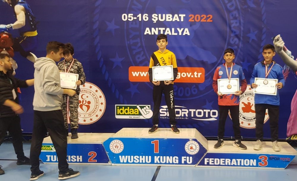 Elazığ, Wushu Kung Fu’da 4 madalya aldı