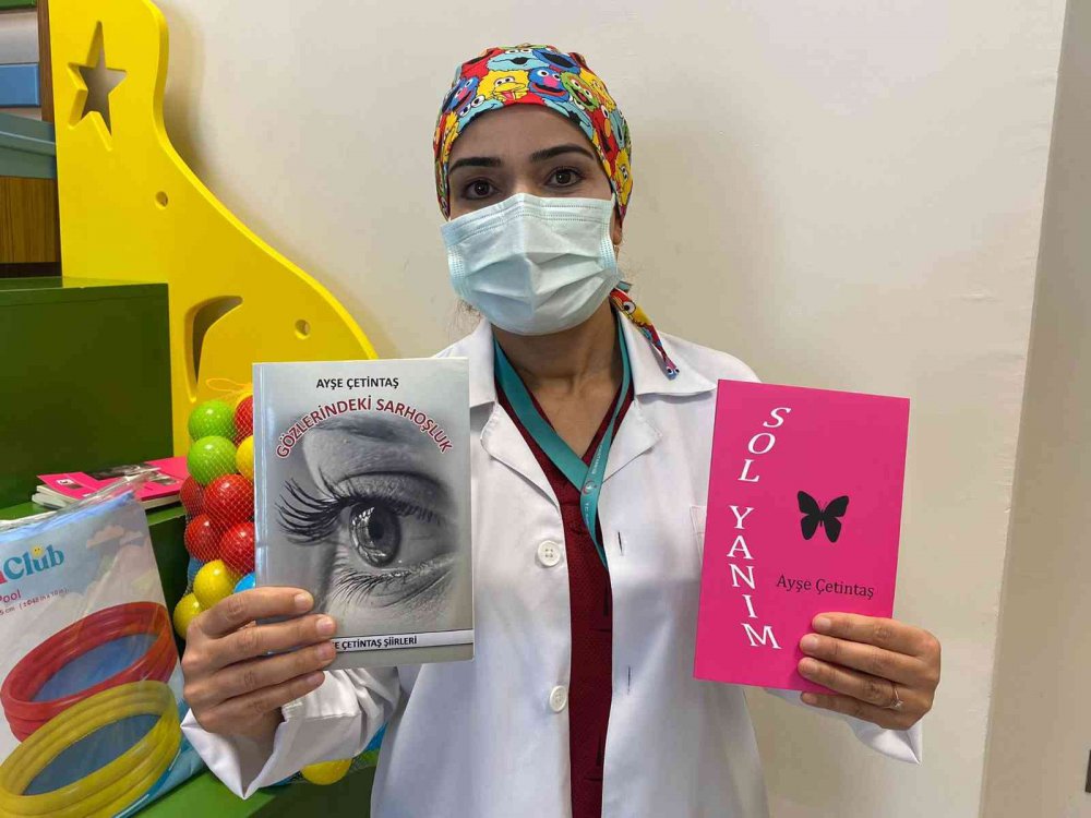 Şair hemşire kitaplarının geliriyle hastaneye oyun odası kurdu