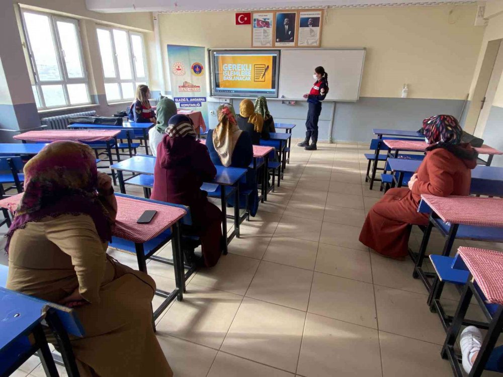 Jandarmandan kadın ve çocuklara seminer