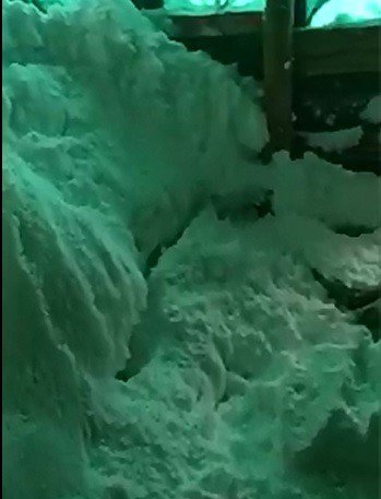 Elazığ’da şaşırtan manzara: Evlerin içi karla doldu