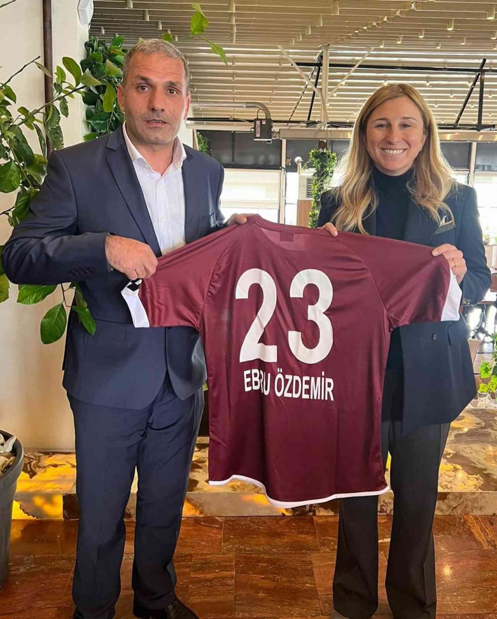 Elazığspor Başkanı Çayır, TFF Başkanı Özdemir ile görüştü
